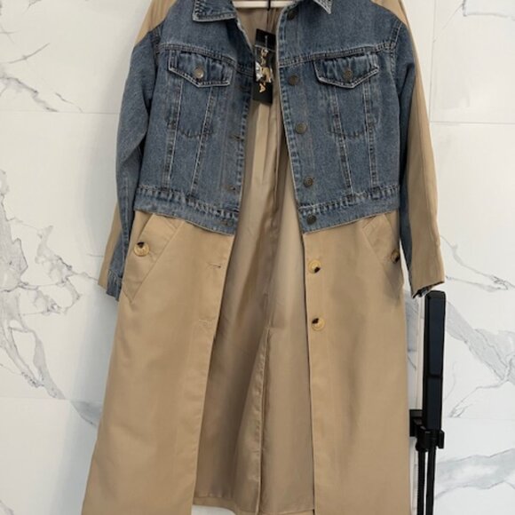Galita Hybrid Denim Trench Coat - Picture 12 of 16